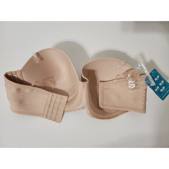 Vanity Fair Women's Beige Sport Wirefree Underwire Bra Size 38DD Style 74380 - Picture 3 of 5